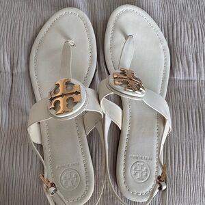 Tory Burch White Sandals